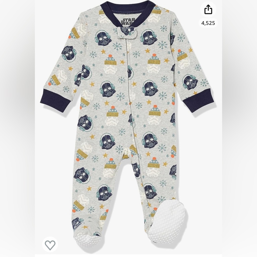Baby, Star Wars holiday pajamas 12 months